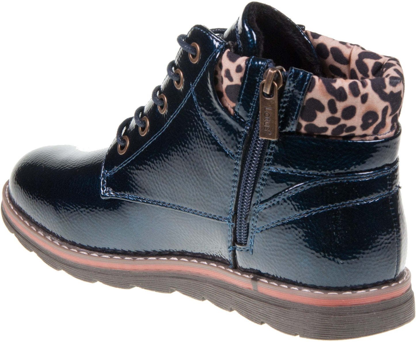 Lotus Ankle Boots Naomi NAVY