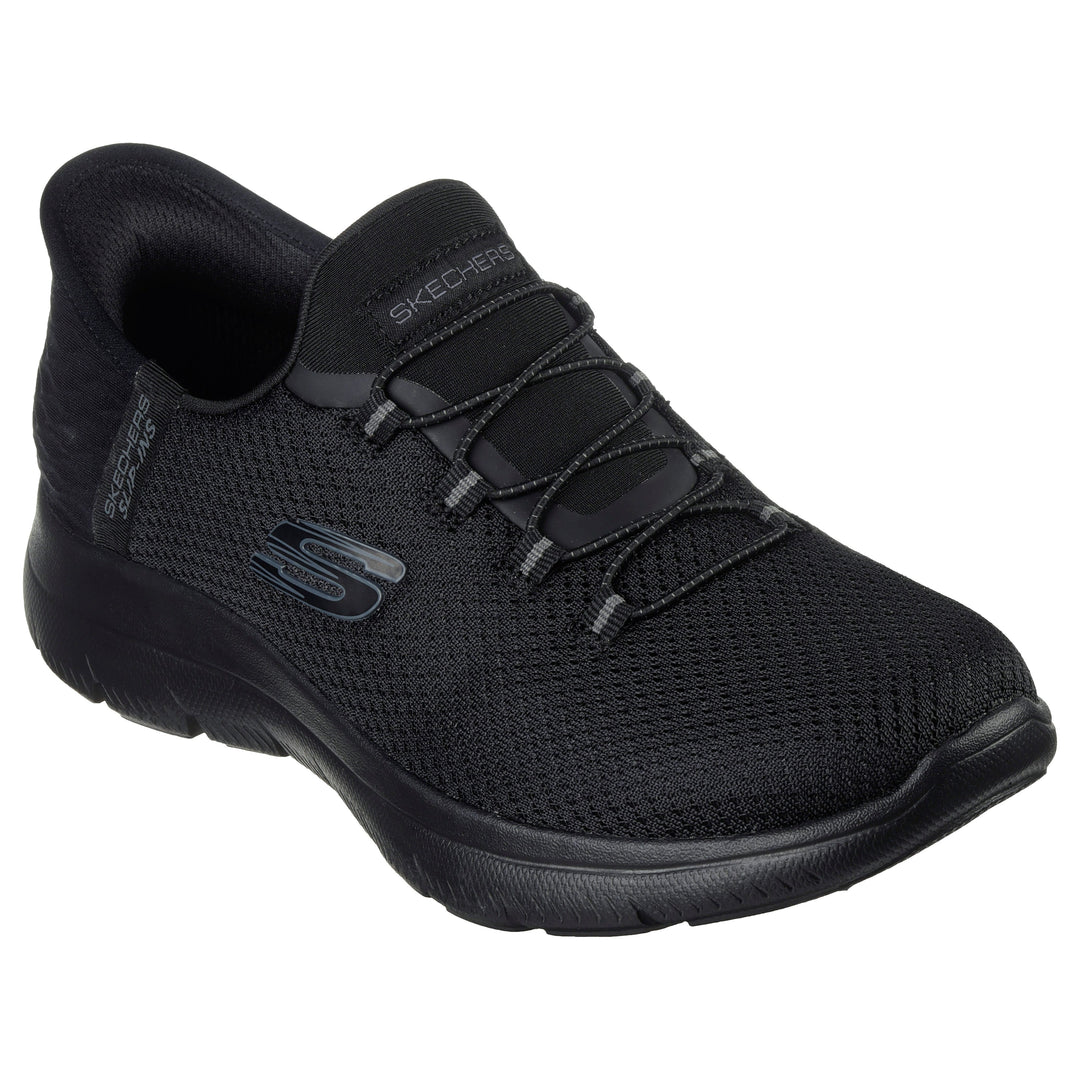 Skechers Slip ins Trainer Shoe 150123 BBK BLACK Summits Diamond Dream A.G. Meek