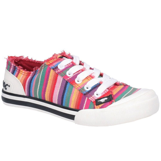 Rocket Dog Jazzin RED MULTY EDEN STRIPE Trainer