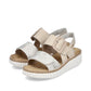 Rieker 69260 BEIGE Extra Wide Twin Adjustable Strap Sandal 69260-60
