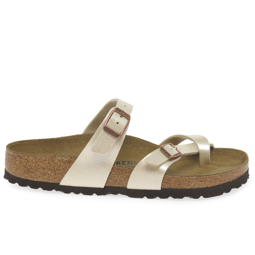 Birkenstock Mayari Bf GRACEFUL PEARL WHITE Toe Post Sandal