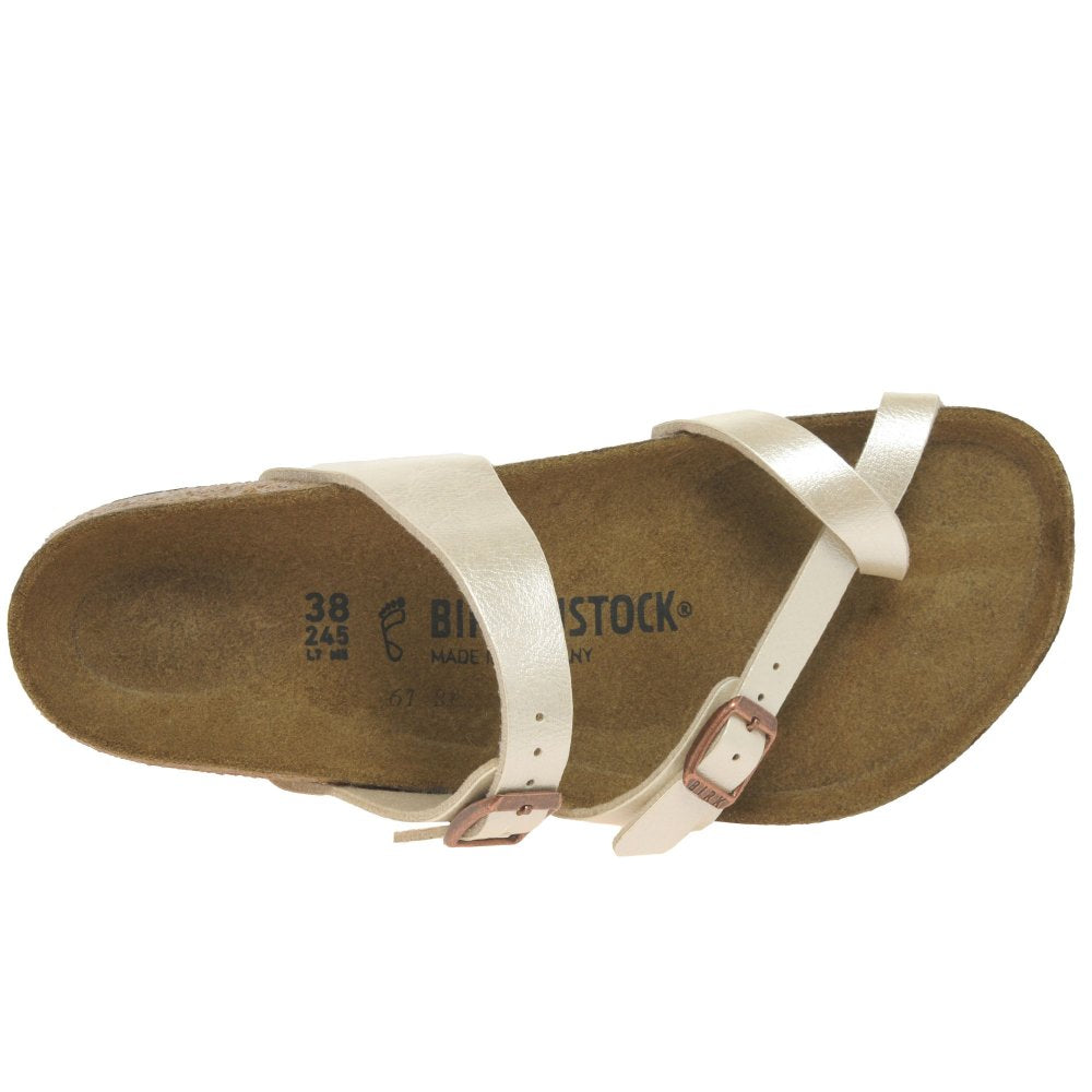 Birkenstock Mayari Bf GRACEFUL PEARL WHITE Toe Post Sandal