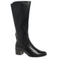 Regardez le ceil Jolene-22 BLACK Soft Leather Long Boot