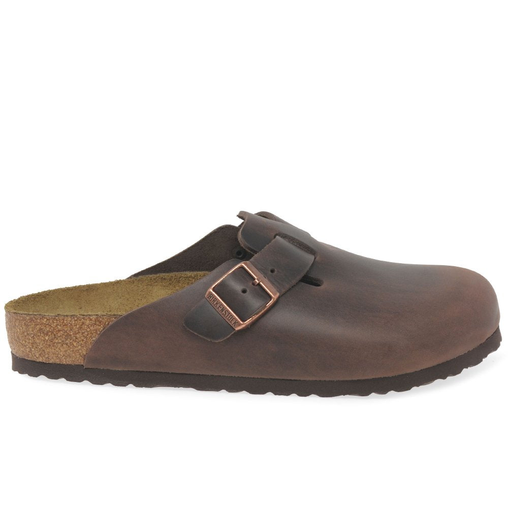 Birkenstock Boston Clog HAVANNA Waxed Leather