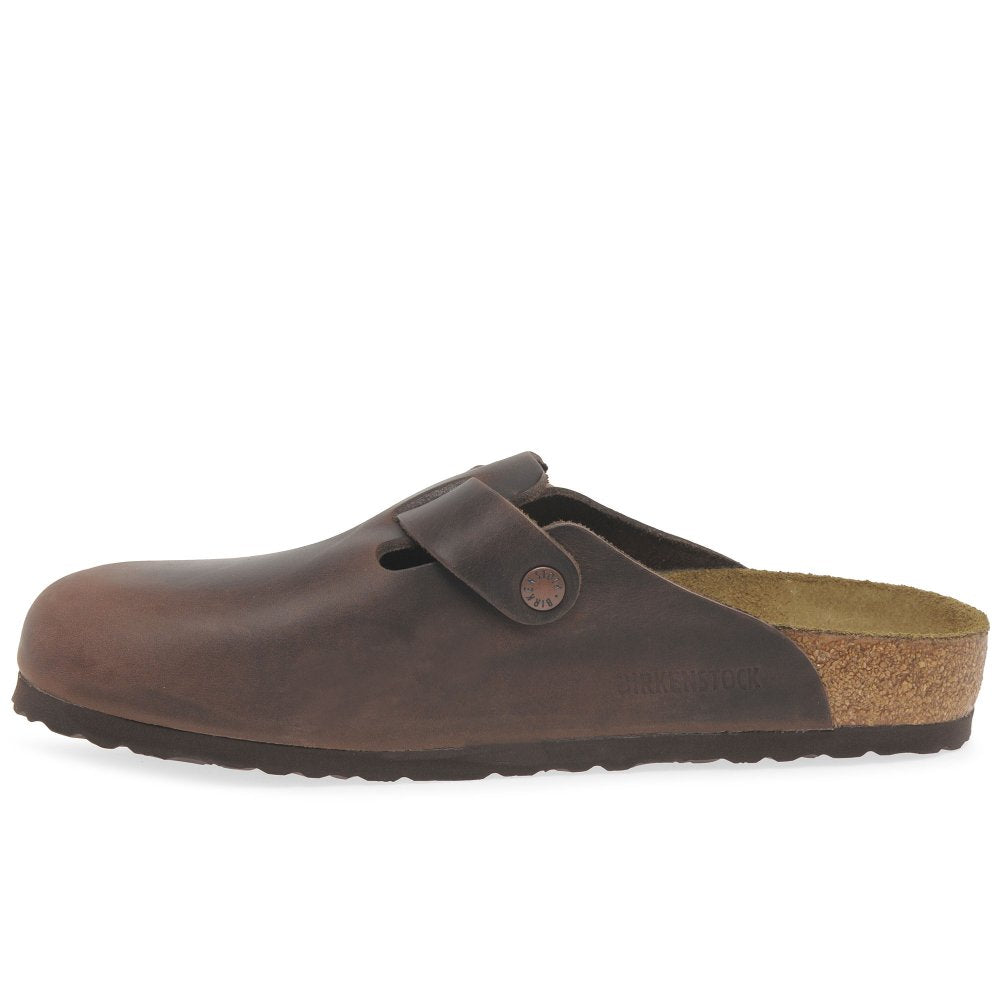 Birkenstock Boston Clog HAVANNA Waxed Leather