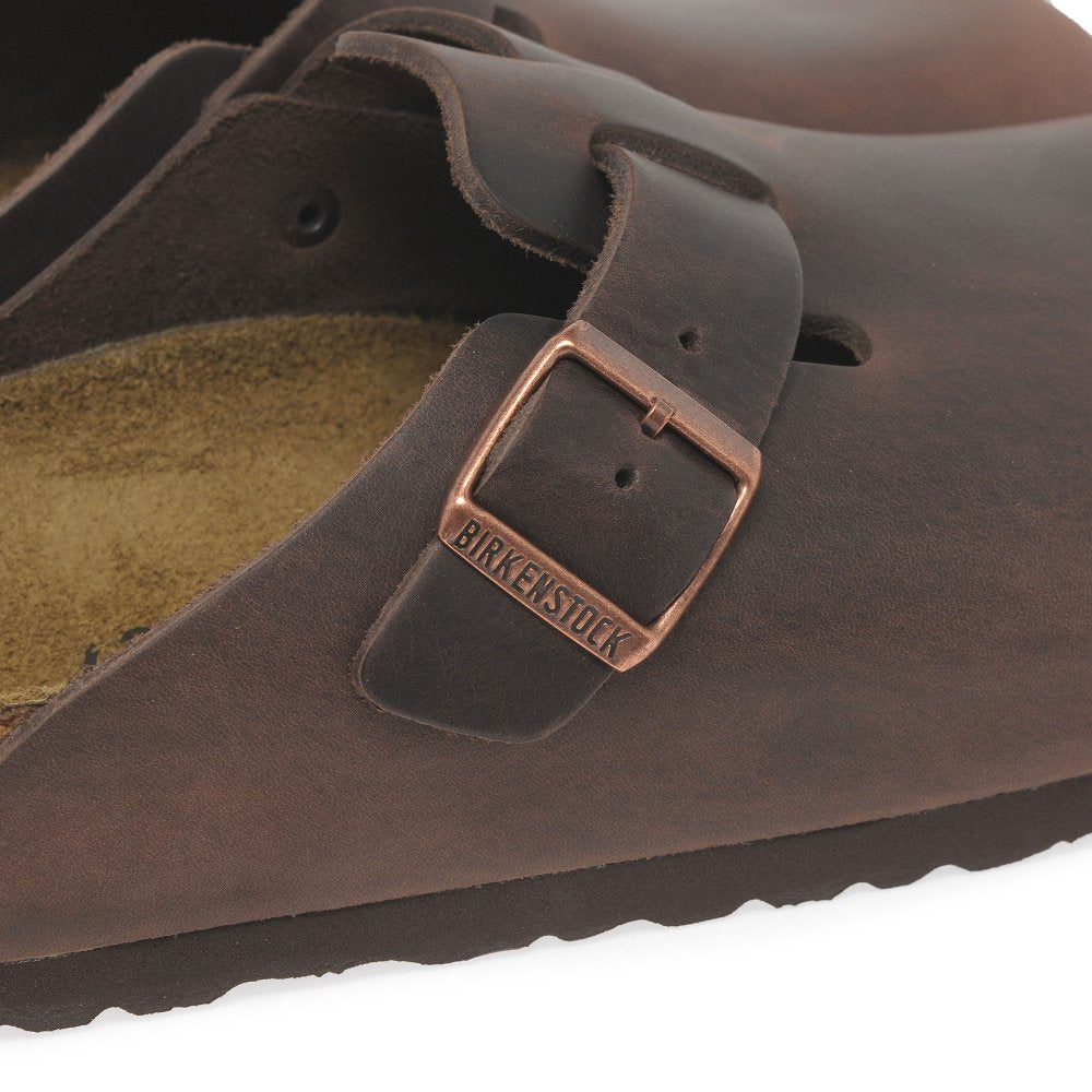 Birkenstock Boston Clog HAVANNA Waxed Leather