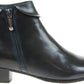 Regardez le Ciel Stefany 03 NAVY Soft Leather Zip Ankle Boot