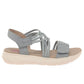 Jana 28766-42 DENIM Touch Fastening Adjustable Sandal 28766-42