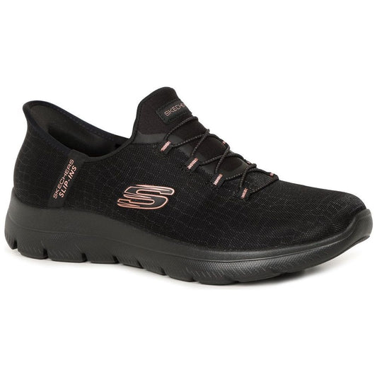 Skechers Slip Ins 150128BKGD Black Dressy Trainer