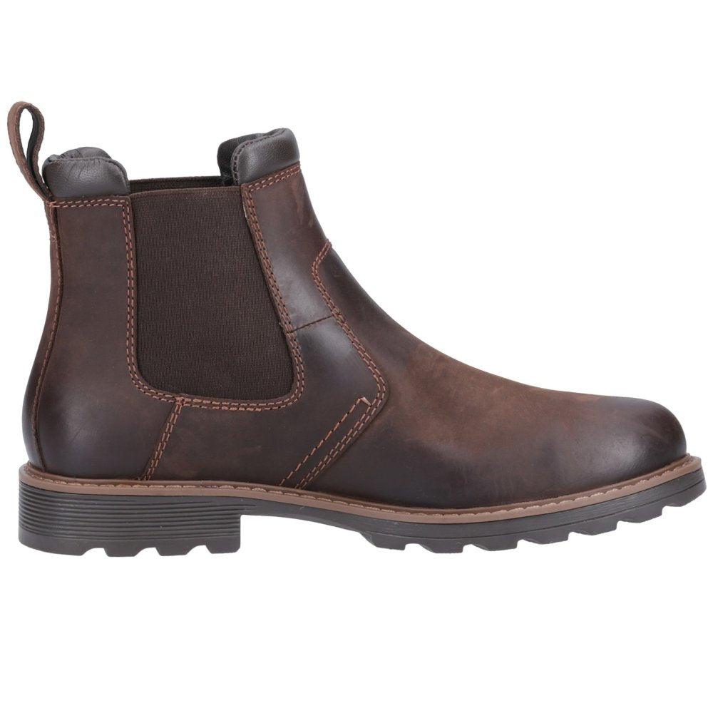 Cotswold Leafield BROWN Leather Waterproof Chelsea Boot