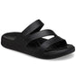 Crocs Getaway Strappy BLACK Lightweight Mule Sandal 001