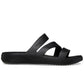 Crocs Getaway Strappy BLACK Lightweight Mule Sandal 001