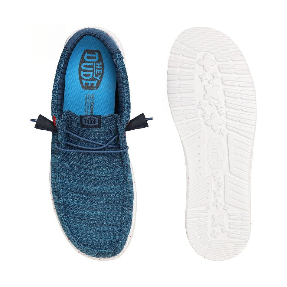 Hey Dude Wally Stretch Sox 41898 ENSIGN BLUE 41898 WALLY STRETCH SOX