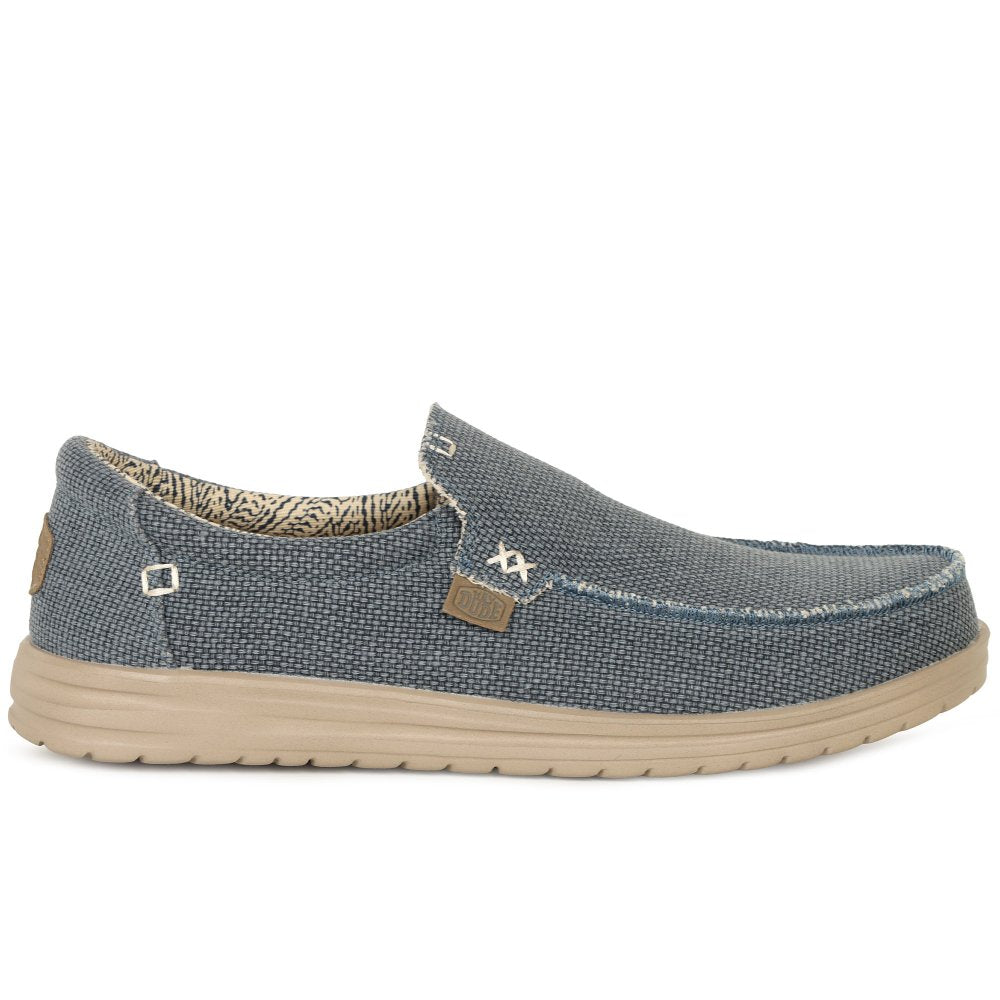 Hey Dudes Mikka BRAIDED BLUE Lightweight Slip On Shoes