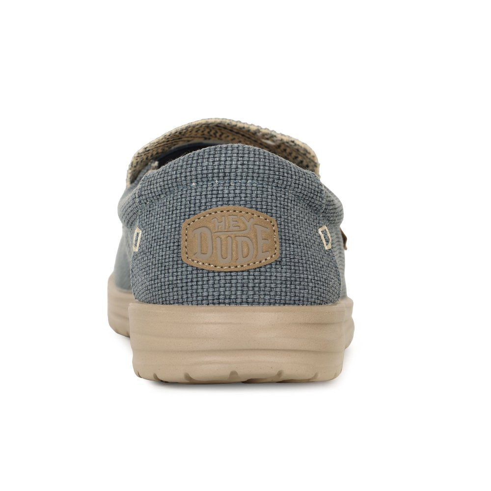 Hey Dudes Mikka BRAIDED BLUE Lightweight Slip On Shoes