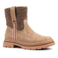 Lunar Dawn TAUPE Fur Cuff Ankle Boot GLB240-TP