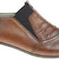 Rieker 41657 BROWN Leather Slip On shoes 41657-25