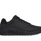 Skechers 183530 BLACK Uno Light Memory Foam Lace Up Trainer