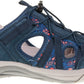 Free Spirit Bryn BLUE Closed Toe open Back Walking sandal