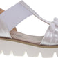 Heavenly Feet Lulu Vegan Friendly Chunky Sole Sandal WHITE