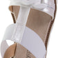 Heavenly Feet Lulu Vegan Friendly Chunky Sole Sandal WHITE