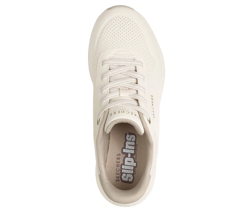 Skechers 190270 Off WHITE Slip In Uno Trainer 190270-OFWT