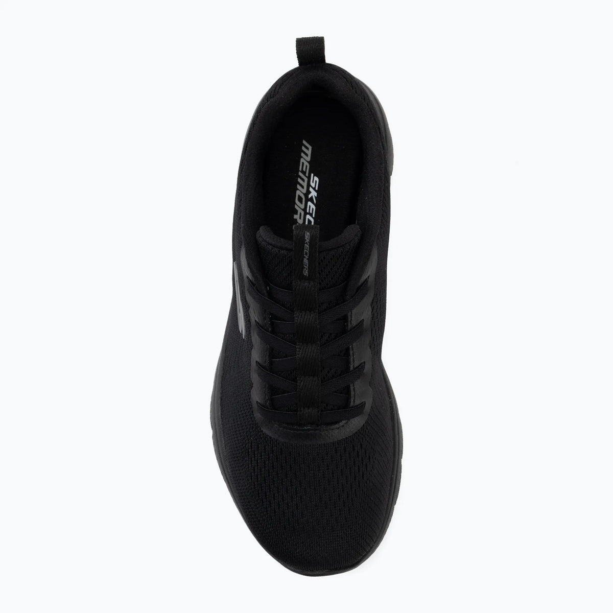 Skechers 150344 BLACK Lace Up Memory Foam Trainer 150344BBK