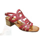 Nuovo Cuoieria E66 Rosso Italian Leather  Sandal