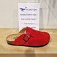 Plakton 181539 ROJO boston Suede Clog with Cork Footbed