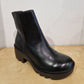 Fly London Toor  Chunky Sole Zip Ankle Boot  BLACK