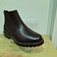 Heavenly Feet Boot Angelina Dawlish Chelsea style Ankle Boot with zip CHOCOLATE