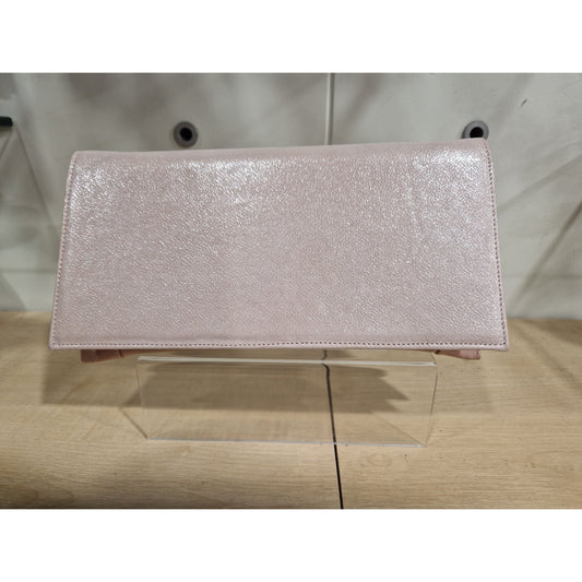Bioeco Handbag Clutch with Shoulder strap and Wrist Strap PINK B002-2067