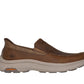 Skechers Slip Ins 205334 BROWN Waxy Leather Slip On Shoe 205334COC