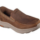 Skechers Slip Ins 205334 BROWN Waxy Leather Slip On Shoe 205334COC
