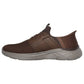 Skechers Men's Slip-in Casual Shoe 210803 ACDB BROWN Relaxed Fit®: Garner - Newick.