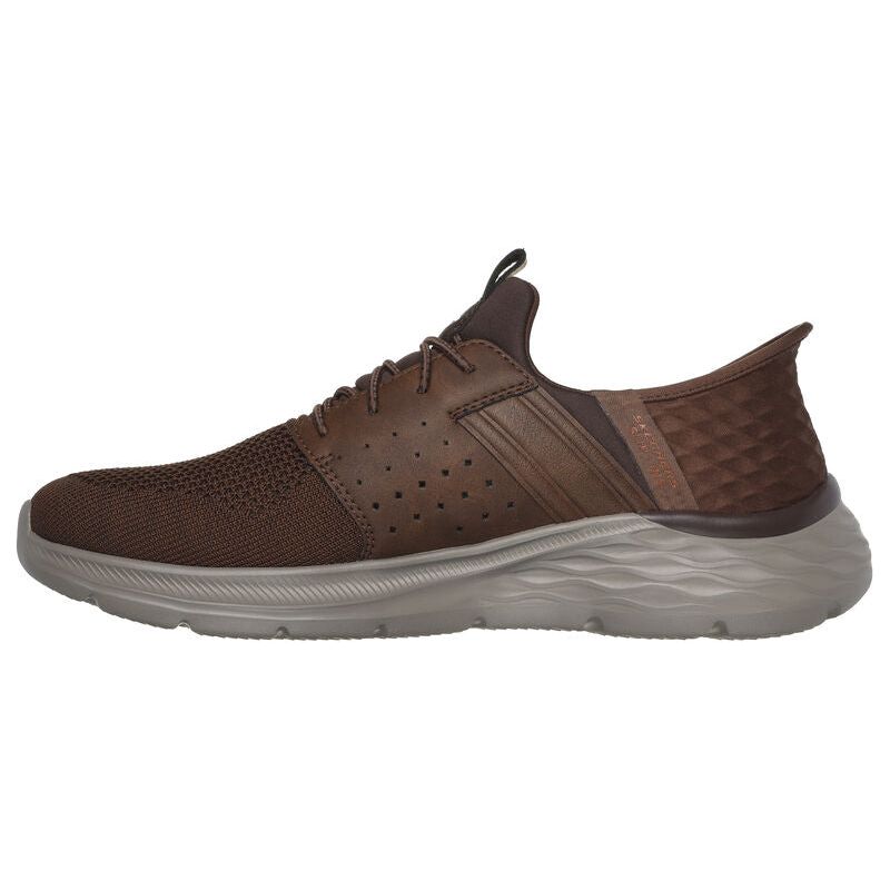 Skechers Men's Slip-in Casual Shoe 210803 ACDB BROWN Relaxed Fit®: Garner - Newick.