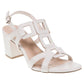 Marco Tozzi 28312-44 CREAM  Block Heel Dress Sandal 28312-44-403