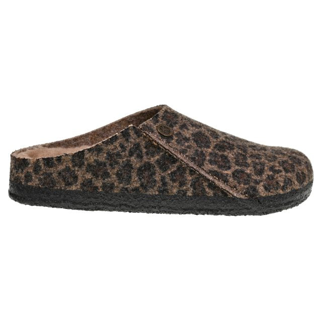 Birkenstock Zermat Toffee Animal Print Shearling Lined Slipper