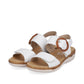 Remonte R6853 WHITE Wide Fitting Twin Adjustable Strap Sandal R6853-80