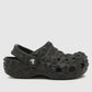 Crocs Youths  Classic Black Geometric Clog 209572-001