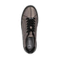 Rieker W2601 PEWTER Leather Low Top Sneakers W2601-91