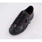 Kickers Tovni Stack BLACK  Patent Leather Lace Up Shoes