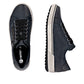 Remonte D0700 BLUE Leather Water Resistant Lace Shoe with Zip D0700-15