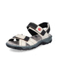 Rieker 68851 OFF WHITE Adjustable strap walking Sandal 68851-80