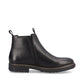 Rieker Mnen's Classi elastic sided Chelsea boot with inside zip 33180 Black