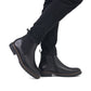 Rieker Mnen's Classi elastic sided Chelsea boot with inside zip 33180 Black