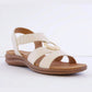 Heavenly Feet Trace STONE Vegan Friendly Comfort Sandal