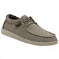 Hey Dude Wally Sox BEIGE Slip On Lightweight Casual Shoe