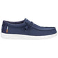 Hey Dude Wally Sport Mesh NAVY Slip On Lightweight Casual Shoe