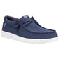 Hey Dude Wally Sport Mesh NAVY Slip On Lightweight Casual Shoe